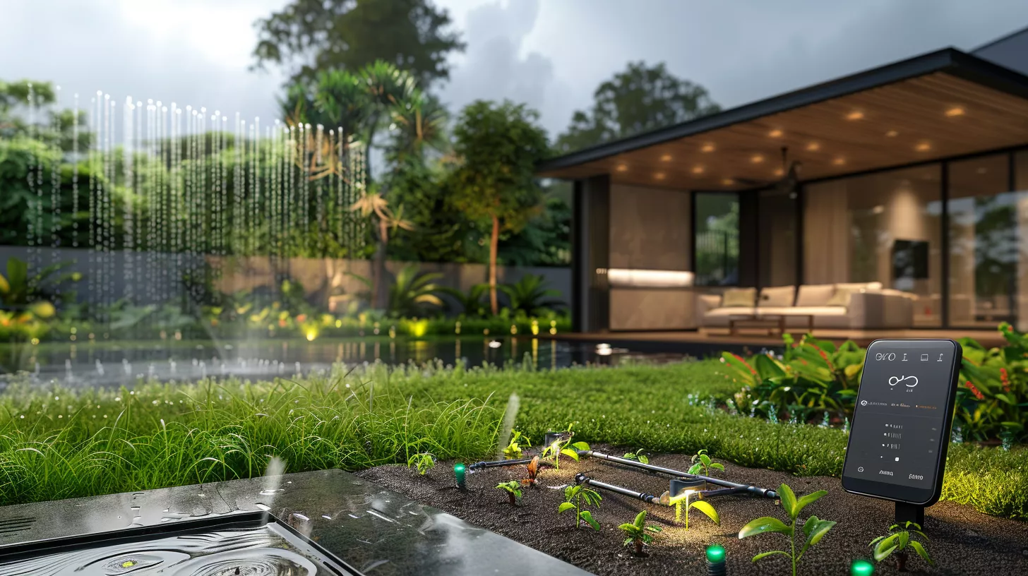 استخدام أنظمة الري الذكية لتوفير المياه